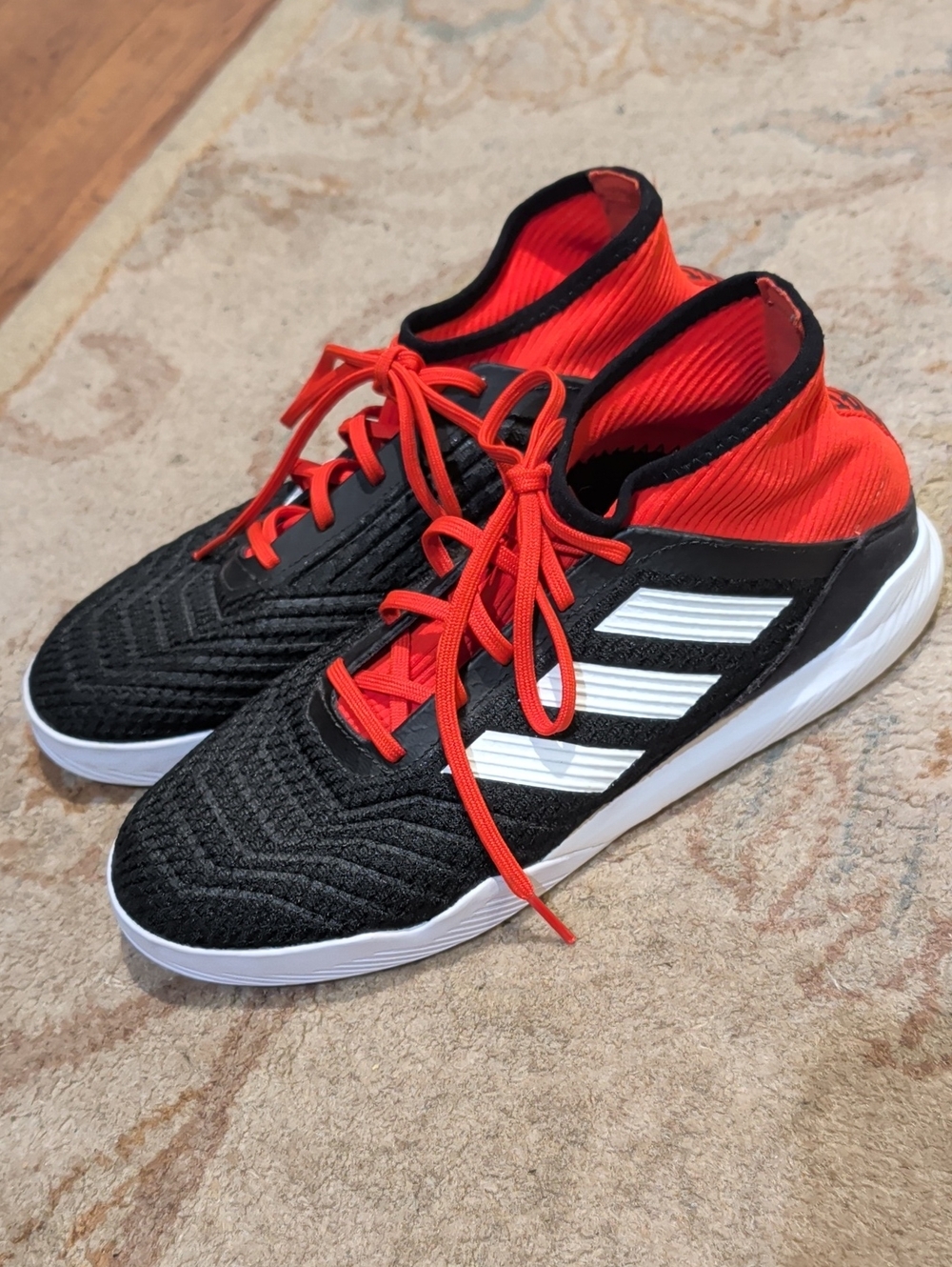 Adidas Predator Tango TR 18.3 Turf Men's Black & Red Shoes